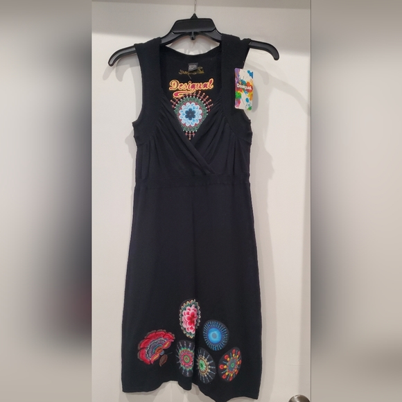 Summer dress, sleeveless, Desigual, Sz-Lg - Picture 2 of 5